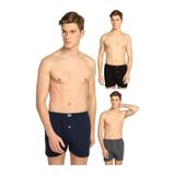 Tutku Erkek Penye Düğmeli Boxer Renk 5'li Paket, Siyah, M