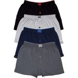 Tutku Erkek Penye Düz Boxer 4'lü Asorti Ve Çocuk Desenlı, Çok Renkli, 9-10 Yaş