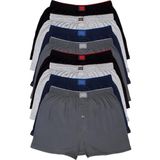 Tutku Erkek Penye Düz Boxer 6 Adet, Renkli 3XL