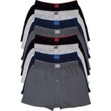 Tutku Erkek Penye Düz Boxer 6 Adet, Renkli XL