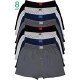 Tutku Erkek Penye Havlu Bel Boxer 8'li, Asorti, XL