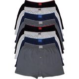 Tutku Erkek Penye Havlu Bel Boxer 8'li, Çok Renkli, 3XL