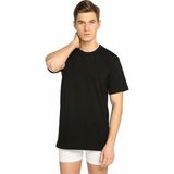 Tutku Erkek Penye Pamuklu Sıfır Yaka Fanila 6'lı Paket - XL - Siyah