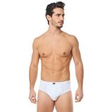 Tutku Erkek Penye Slip Külot - 4'lü Paket - Beyaz