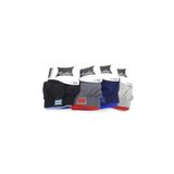 Tutku-Erkek Rahat Kesim Boxer Havlu Bel Baksır Penye 4 Adet (kombin: Siyah, lacivert, füme, gri/XL)