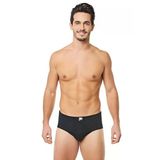 Tutku Erkek Renkli Penye Slip Külot 0109 - 12 Adet Siyah M