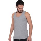 Tutku Erkek Ribana Atlet 3'lü Paket - XL - Gri