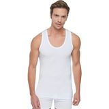 Tutku Erkek Ribana Atlet 6'lı, Beyaz, 3XL
