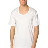 Tutku Erkek Ribana Bisiklet Yaka Yarım Kol Atlet 6'lı, Beyaz, 2XL