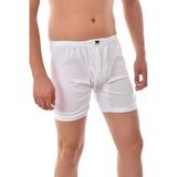 Tutku Erkek Ribana Paçalı Külot 0111 - 6 Adet - Beyaz - 2XL