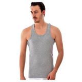 Tutku Erkek Ribana Rambo Atlet Yeni Sezon (11 Adet Paket), Gri, M