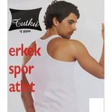 Tutku Erkek Ribana Spor Atlet Beyaz Rambo 9 Adet