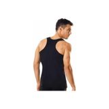 Tutku Erkek Ribana Sporcu Atlet,%100 Pamuk, Siyah, XL, 6'lı Paket