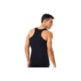 Tutku Erkek Ribana Sporcu Atlet,%100 Pamuk, Siyah, XL, 6'lı Paket