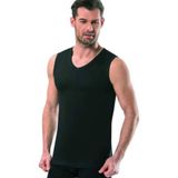 Tutku Erkek Ribana V Yaka Spor Kolsuz Atlet Fanila 12'li, Siyah, L