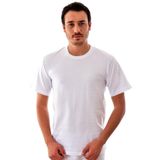 Tutku Erkek Sıfır Yaka T-Shirt,%94 Pamuk%6 Elastan, Beyaz, XL Beden, 3 Adet Set
