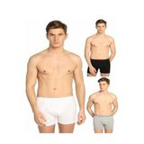 Tutku Erkek Siyah 6'lı Paket Elastan Streç Boxer, Çok Renkli, L