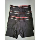 TUTKU Erkek Siyah Boxer Sport Model TYC00613123195 Düz Desenli XL Paça Tipi 3'lü Paket