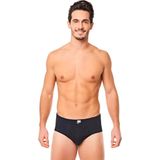 Tutku Erkek Siyah Kom Pamuklu Penye Slip Külot 6'Lı Paket (Model No-0109)