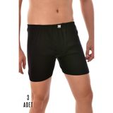 Tutku Erkek Siyah Paçalı Boxer, 3 Adet, 2XL Beden