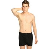 Tutku Erkek Siyah Penye Düğmeli Boxer 6'li Paket Boxer115