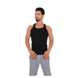 Tutku Erkek Siyah Spor Atlet,%100 Pamuk, Slim Fit, L Beden, 6 Adet