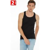 Tutku Erkek Siyah Sporcu Rambo Atlet 2'Li Paket %100 Pamuk