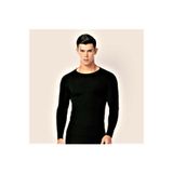 Tutku Erkek Siyah Termal Üst, XL Beden, Polyester Viskon Elastan