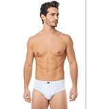 Tutku Erkek Slip Külot %100 Pamuk Beyaz ac0109 6'lı Paket - 4