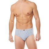 Tutku Erkek Slip Külot,%100 Pamuk, Gri, S Beden, 3 Adet Set