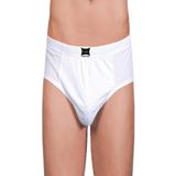 Tutku Erkek Slip Külot,%100 Pamuk Penye, 2'li Paket, Beyaz, M Beden