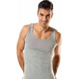 Tutku Erkek Spor Atlet 3'lü Paket Pamuklu Ribana Kumaş, Gri, M
