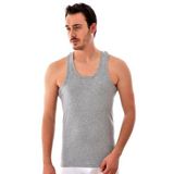 Tutku Erkek Spor Atlet 3'lü Ribana - L - Gri