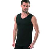 Tutku Erkek Spor Atlet, V Yaka, Kolsuz, Siyah, XL Beden