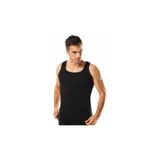 Tutku Erkek Sporcu Ribana Atlet, Siyah, S Beden, 6'lı Set