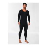 Tutku Erkek Termal Alt Üst Takım, Polyester, Siyah, 2XL Beden