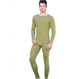Tutku Erkek Termal İçlik Takımı, Haki, Fanila Tayt, Polyester Viskon Elastan