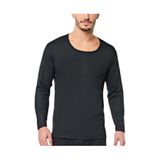 Tutku Erkek Termal Üst,%60 Polyester%35 Viskoz%5 Elastan, Siyah, S Beden