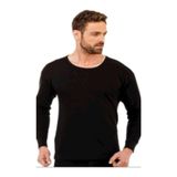 Tutku Erkek Termal Üst,%65 Pes%30 Viskon%5 Likra, Siyah, XL Beden