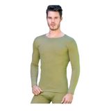 Tutku Erkek Thermal Uzun Kollu Haki Fanila Yeni Sezon (2 Adet Ekonomik Paket), Yeşil, XL