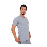 Tutku Erkek V-Yaka T-Shirt, Gri, 2XL Beden, 3'lü Paket