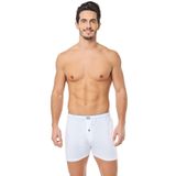 Tutku Erkek%100 Pamuk Boxer, Beyaz, L