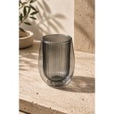 Tutku Home Çift Cidarlı Borosilikat Cam Meşrubat Bardağı 370 Ml