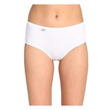Tutku İç Giyim Kadın Likralı Bato Külot 6'lü Paket, Beyaz, 3XL