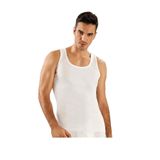 Tutku İç Giyim Pamuklu Erkek Ribana Atlet 6 LI Paket Beyaz XL