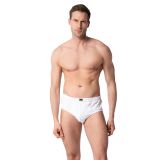 Tutku İç Giyim Pamuklu Erkek Slip Külot Don 6 Lı Paket (Beyaz, XS)