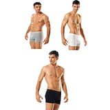 Tutku İç Giyim Pamuklu Likralı Paçalı Don 3'lü Karışık Renk Erkek Boxer