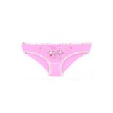 Tutku Kadın 0832 Kız Çocuk Elastan Önü Baskılı Bato Külot, Koyu Pembe, 2