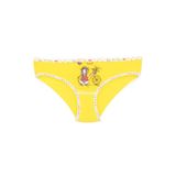 Tutku Kadın 0832 Kız Çocuk Elastan Önü Baskılı Bato Külot, Sarı, 5