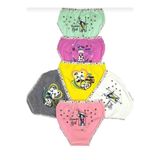 Tutku Kadın 0833 Kız Çocuk Desenlı Külot 6 Adet, Asorti, 4-5 Yaş